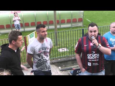 Pożegnanie Radka Janukiewicza i Maksa Rogalskiego - Pogoń Szczecin (06.06.2015)