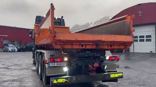 Volvo FH 16 8x4 Euro 6 Tridem Br&oslash;yterigget Krokl&oslash;ft og CMT dumperkasse Abrollkipper | Bild 4 - Autoline