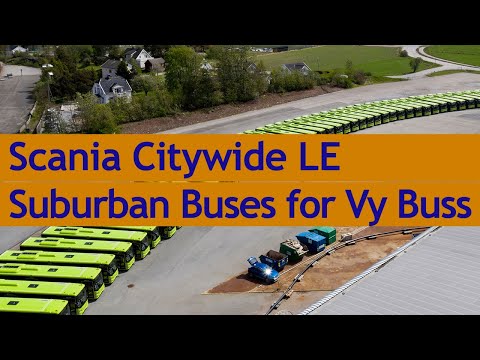 Norwegian Vy Buss Receives 162 Scania Citywide LE Suburban Buses