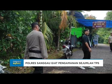 PENGAMANAN TPS OLEH PERSONEL POLRES SANGGAU