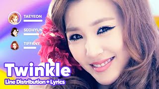 Girls&#39; Generation-TTS  - Twinkle (Line Distribution + Lyrics Karaoke) PATREON REQUESTED
