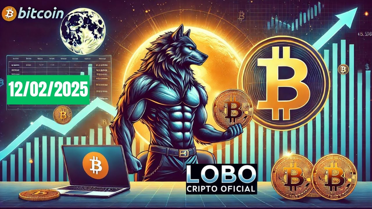 ⭐ BITCOIN HOJE 12/02 - Análise - BTC VOLTA PARA DENTRO DE CUNHA DESCENDENTE E SEGUE VOLÁTIL! #btc