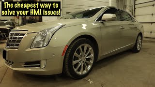 Removing a failed Cue system for repair on a 2014 Cadillac XTS