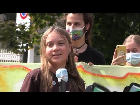 Clima, Greta infiamma il palco con il pugno verso il cielo: "Ciao Milano, la speranza siamo noi"
