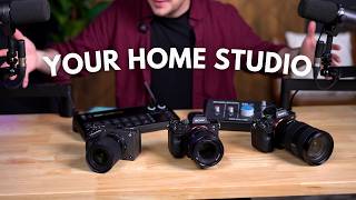 Setting up a Video Podcast Studio at Home for Two People