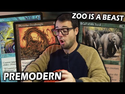 Can ZOO beat the best deck in Premodern? | Phyrexian Dreadnought vs RG Zoo | Mtg Paper Gameplay
