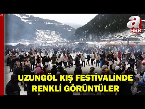 The "Uzungöl Winter Festival" has begun in Trabzon! Here are some colorful images from the Winter...