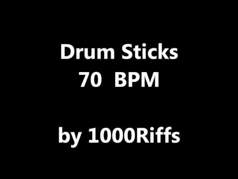 Drum Sticks Metronome : 70 BPM - Beats Per Minute