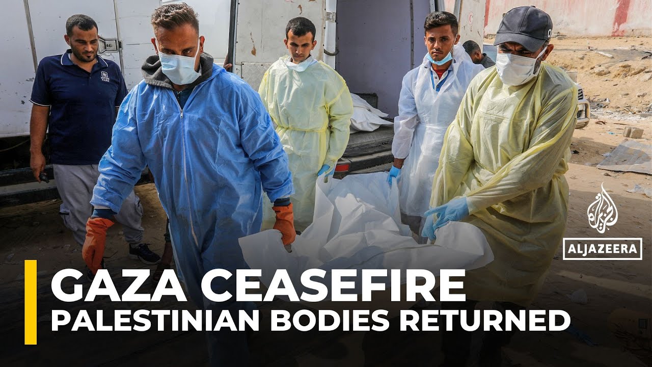 Israel returns bodies of 15 Palestinians to Gaza in exchange for remains of Israeli soldier