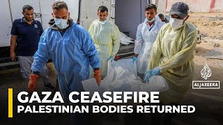 Download lagu Israel returns bodies of 15 Palestinians to Gaza in exchange for remains of Israeli soldier mp3 Download lagu Israel returns bodies of 15 Palestinians to Gaza in exchange for remains of Israeli soldier mp3
