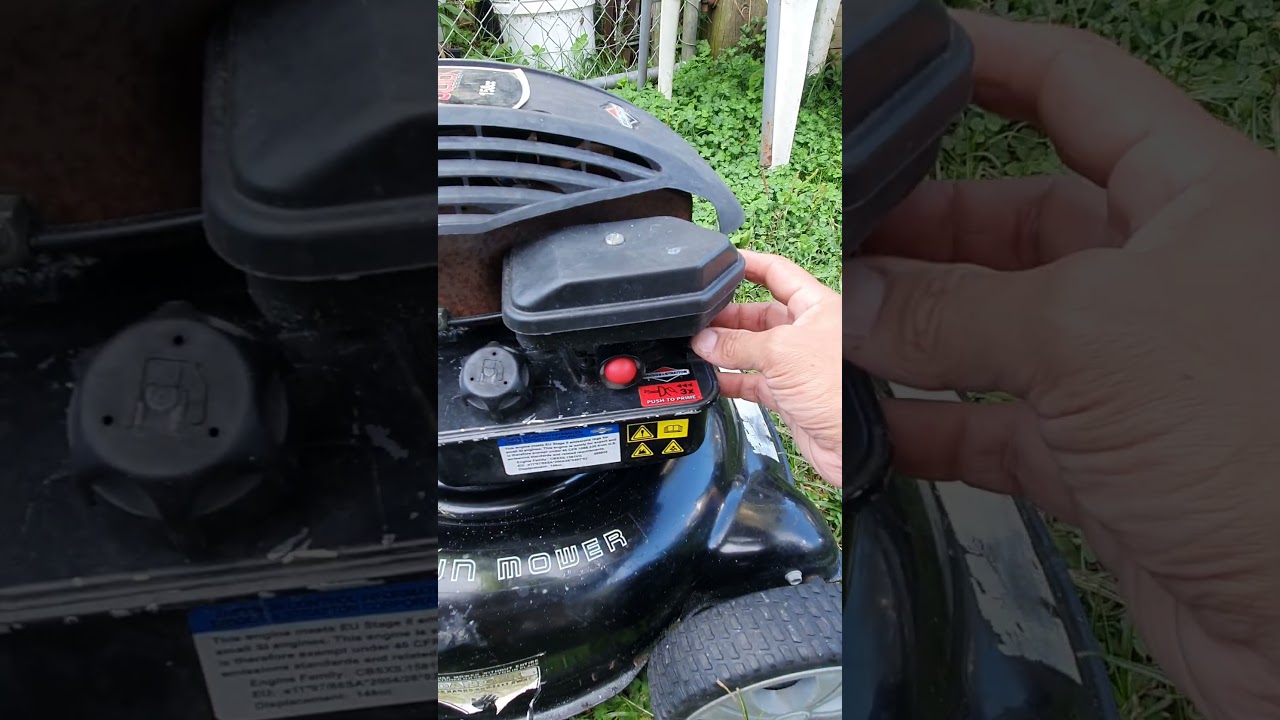 Testing Lawnmower with Briggs Stratton 500 Series Engine #briggsandstratton #garden #diytools