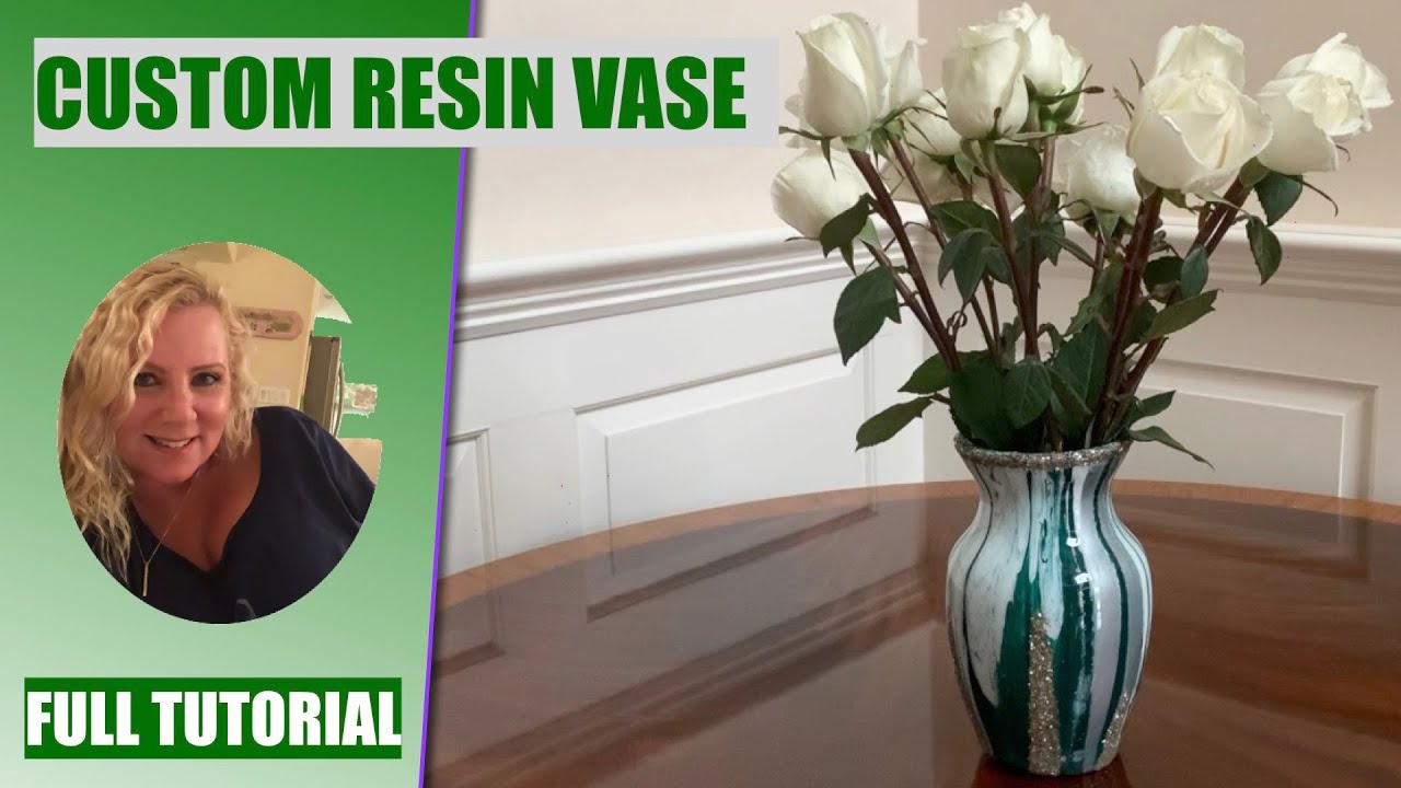 (98) CUSTOM RESIN AND ACRYLIC VASE TUTORIAL