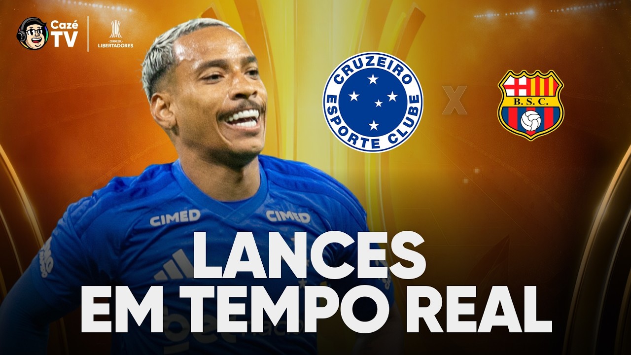 CRUZEIRO X BARCELONA: LIBERTADORES | LANCES EM TEMPO REAL | NOCHE DE COPA