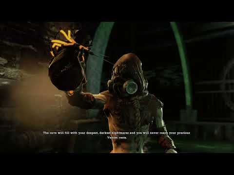 Killer croc grabs scarecrow underwater