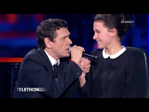 Marc Lavoine chante "Elle a les yeux revolver" au téléthon 2015 - 04/12/2015