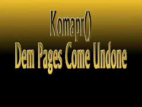 komapro Dem Pages Come Undone