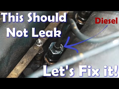 How to Fix a Diesel Engine Fuel Leak
