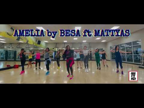 AMELIA | BESA ft MATTYAS | DJ KRZ REMIX | ZUMBA | DANCE WORKOUT | NESS FIT | CHOREOGRAPHY