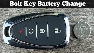 2017 - 2023 CHEVY BOLT Remote Key Fob Battery Replacement - How To DIY Change Replace Batteries