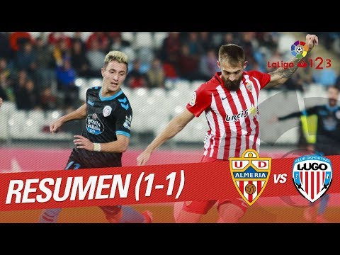 Resumen de UD Almería vs CD Lugo (1-1)