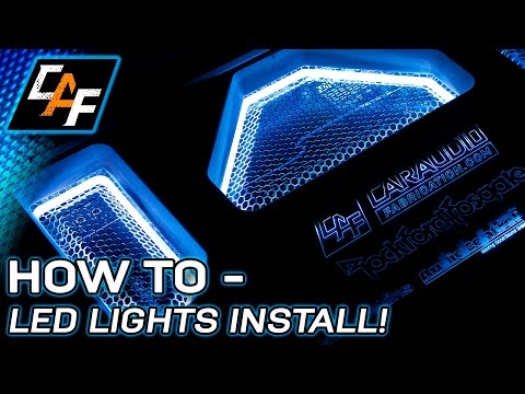 HOW TO Install LED LIGHTS Custom Vehicle Lighting Techniques - CarAudioFabrication