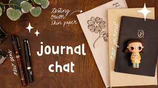 Journal & Stationery Chat | POV Diary, New Pens & More