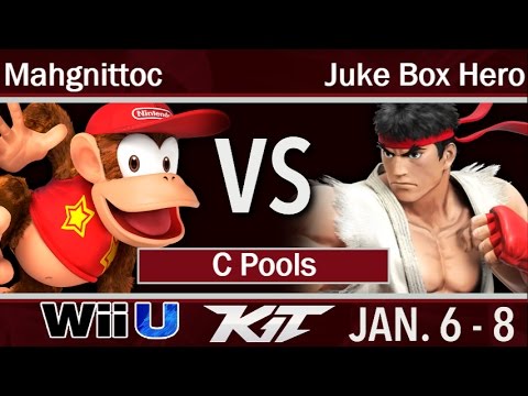 KIT17  - Mahgnittoc (Diddy) vs Juke Box Hero (Ryu) C Pools - Smash 4