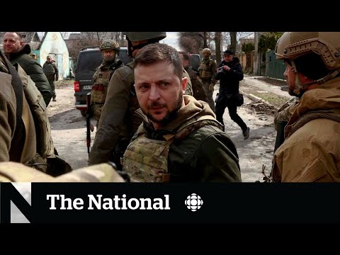 Zelensky visits battered Bucha, fears of widespread civilian massacres