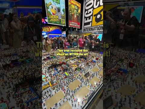 This is the craziest LEGO set we've ever seen: It's the actual San Diego Comic-Con! #sdcc #ign #lego