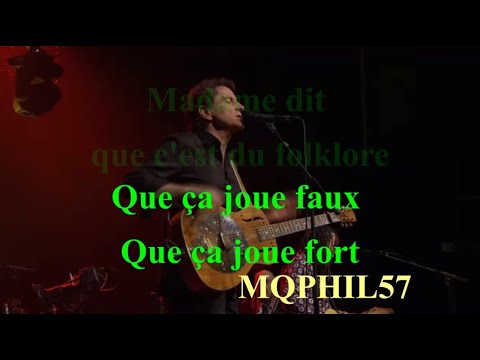 Videoclip de Madame n'aime pas (Live) — Francis Cabrel