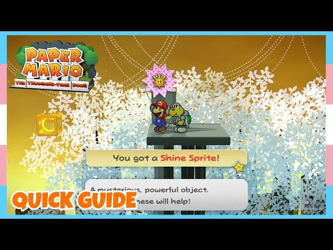 Where To Get The Shine Sprite In Boggly Woods - Paper Mario The Thousand Year Door | Quick Guide