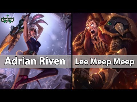 🔴[ Adrian ] Riven vs Darius [ Lee Meep Meep ] Top - Adrian Riven Season 8 Rank climb Challenger