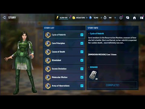 Eternals Epic Quest Beginning Story Only - Requirements & Completion Rewards - Marvel Future Fight