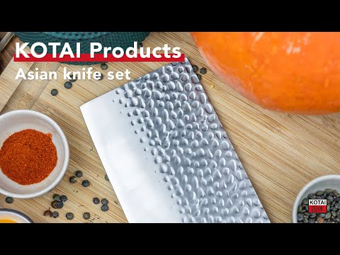 KOTAI PRODUCTS - Asian Knives Set - Set de couteau asiatique - Pakka Collection