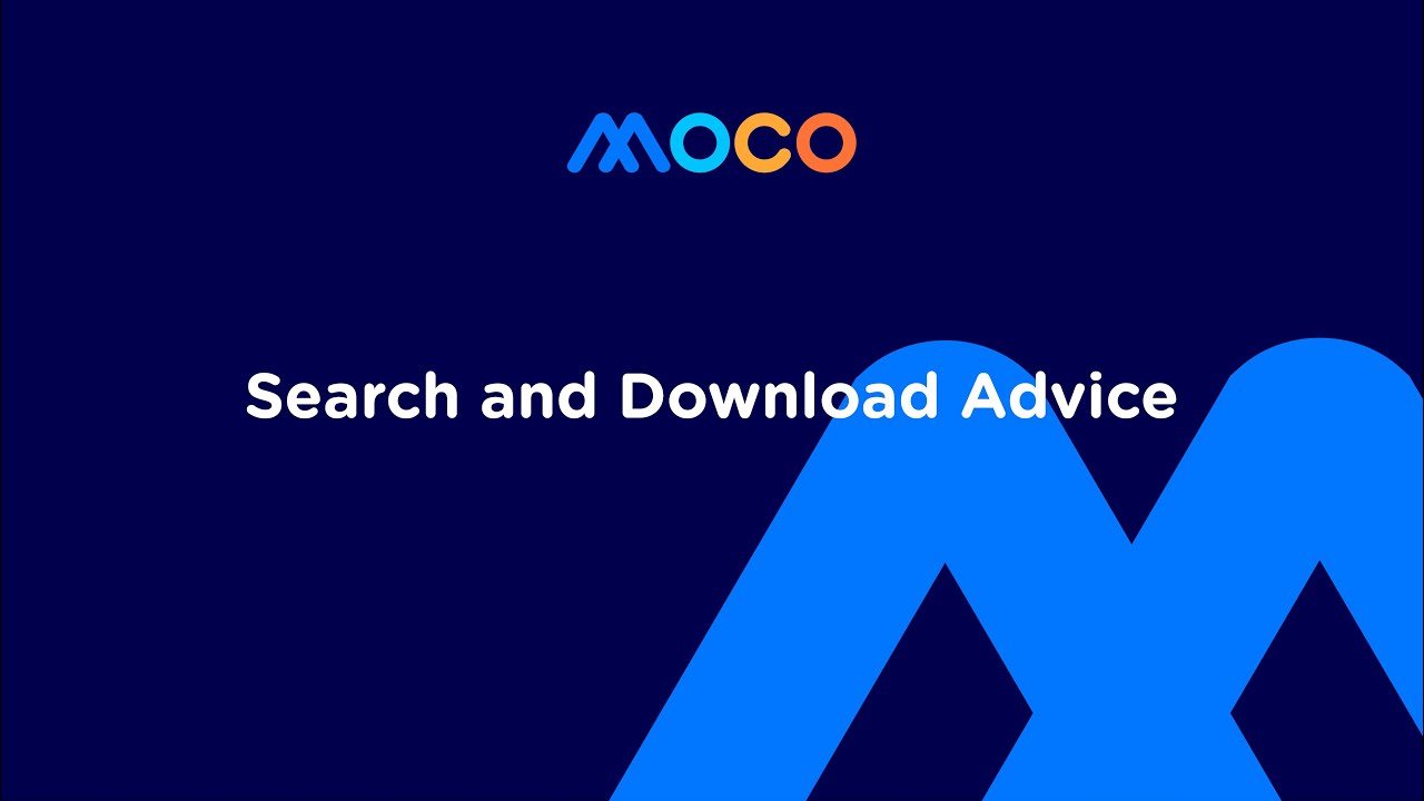 How to Search and Download Advice from MOCO MPS?