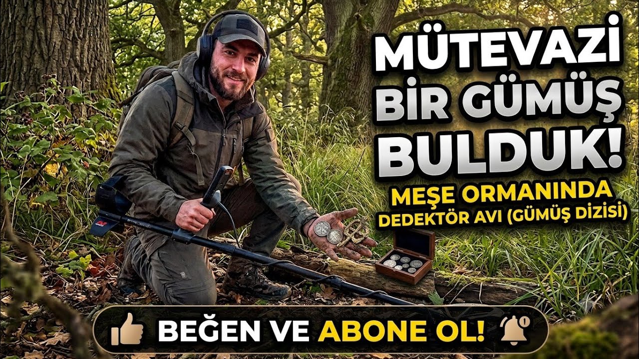 ​Meşe Ormanında Metal Dedektörü Avı! Yine Gümüş Bulduk! 🪙🌿 #metaldetecting 
