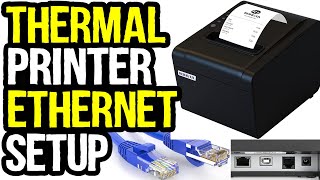 How to Setup Thermal POS Printer Using Ethernet Cable with an IP Address