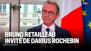 Interview exclusive - Bruno Retailleau invité de Darius Rochebin｜LCI