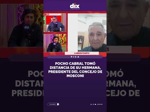 🔥 POCHO CABRAL TOMÓ DISTANCIA DE SU HERMANA, PRESIDENTE DEL CONCEJO DE MOSCONI