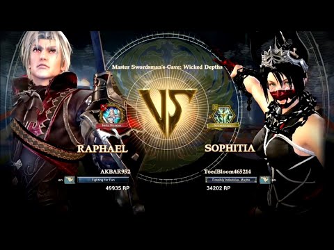 SoulCalibur VI:  (ToedBloom465214) Sophitia Versus (AKBAR952) Raphael