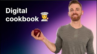 Saving recipes in your notes (digital cookbook)