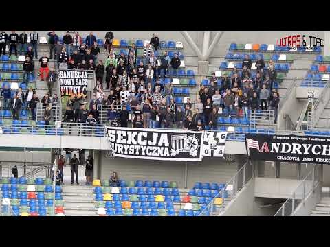 1L: Podbeskidzie Bielsko Biała - Sandecja Nowy Sącz [Fans]. 2018-09-23