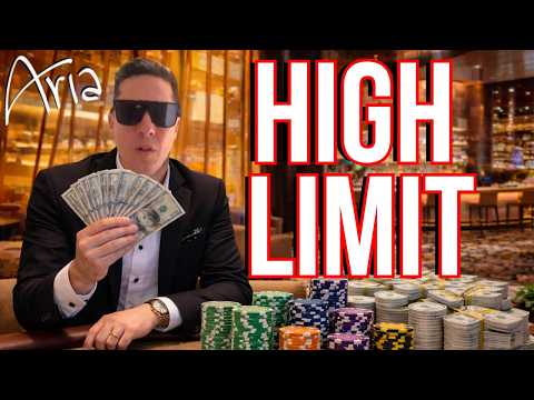 HIGH LIMIT BLACKJACK at The Aria Las Vegas!