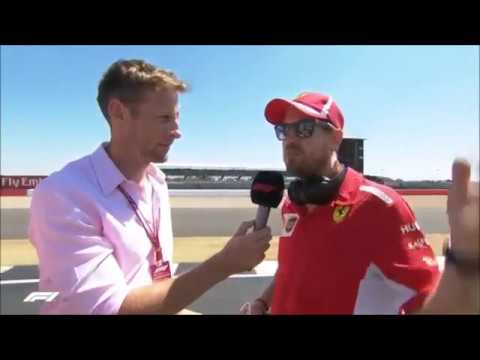 F1 2018 | British GP - Sebastian Vettel Drivers Parade Interview