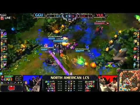 League of Legends NA LCS 2013 GGU vs VuL