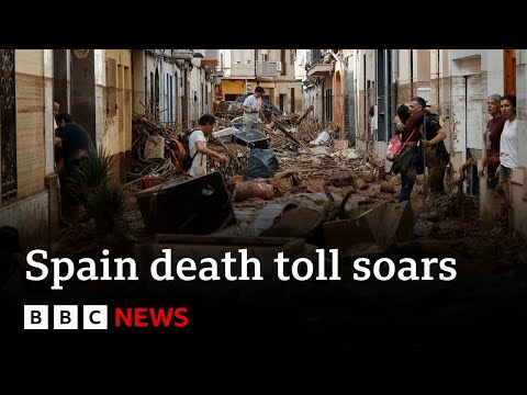 Video | Spain floods death toll soars to at least 158 | BBC News