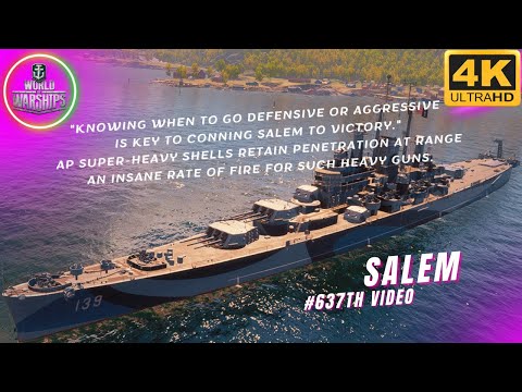 Wows SALEM: Cruiser World of Warships #wows #worldofwarships #gaming