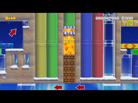 Super Mario Maker 2 - Auto→Refreshing→Starrunトリプルミックス by あやせえり - No Commentary