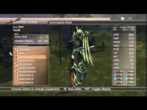 WKC 2 Knight Armor Set - Arcana GR 21- White Knight Chronicles II HD