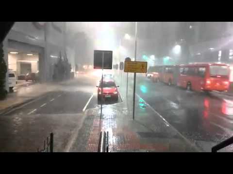 Chuva em Curitiba dia 17 de outubro de 2014